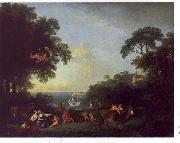 Francesco Zuccarelli Landscape with the Rape of Europa Norge oil painting reproduction